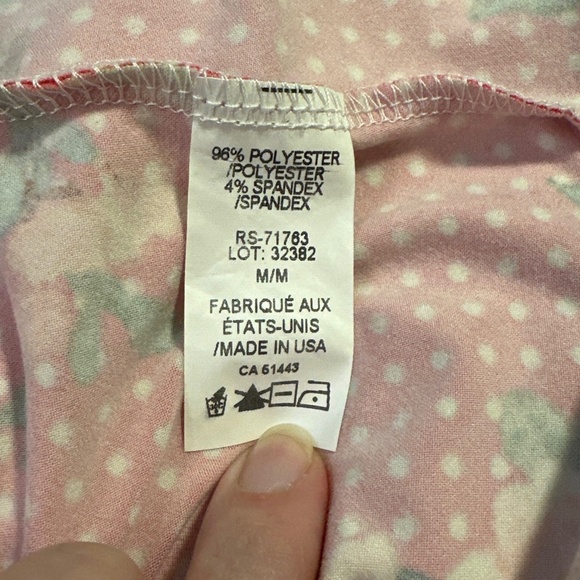 Rebel Sugar Pink Floral Short Sleeve Dress Women's Size M Faux Wrap Summer Girly - Picture 5 of 7